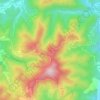 Roquedur le Haut topographic map, elevation, terrain