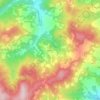Bicciano topographic map, elevation, terrain