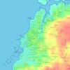 Ar Guilbidic topographic map, elevation, terrain