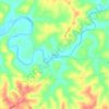 Santa Fe topographic map, elevation, terrain