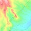 Doñana topographic map, elevation, terrain