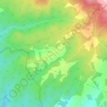 La Quiete topographic map, elevation, terrain