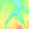 Letlhakeng topographic map, elevation, terrain