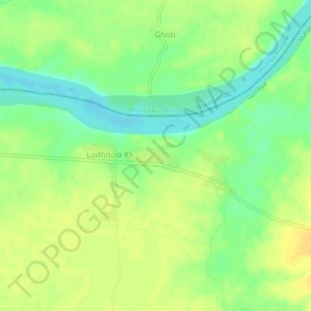 Dhapewada topographic map, elevation, terrain