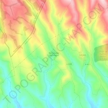 Barriobusto topographic map, elevation, terrain