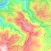 Har Gilo topographic map, elevation, terrain