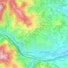 Vindry topographic map, elevation, terrain