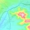 Bebesen topographic map, elevation, terrain