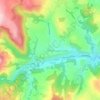 Saint-Julien topographic map, elevation, terrain