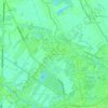 บ้านหัวถนน topographic map, elevation, terrain