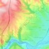 Les Aumières Basses topographic map, elevation, terrain