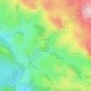 Koraćica topographic map, elevation, terrain