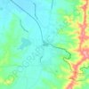 Laidley topographic map, elevation, terrain