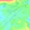 Pont C'hor topographic map, elevation, terrain