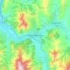 Gorno-Altaysk topographic map, elevation, terrain