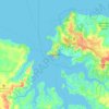 Darwin topographic map, elevation, terrain