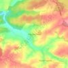 Fourbechies topographic map, elevation, terrain