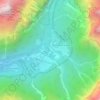 Cirque du Fer à Cheval topographic map, elevation, terrain