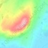Binnion Hill topographic map, elevation, terrain