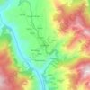 Kishtwar topographic map, elevation, terrain