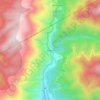 Pullea topographic map, elevation, terrain