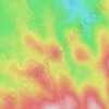 Roy Hill topographic map, elevation, terrain