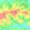Horseshoe Green topographic map, elevation, terrain