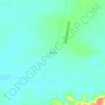Larrawa topographic map, elevation, terrain