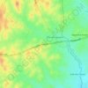 Kasoa topographic map, elevation, terrain