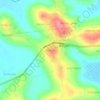 Western topographic map, elevation, terrain