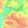 Cedar View topographic map, elevation, terrain