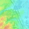 Le Bouscaut topographic map, elevation, terrain