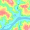 Marau topographic map, elevation, terrain