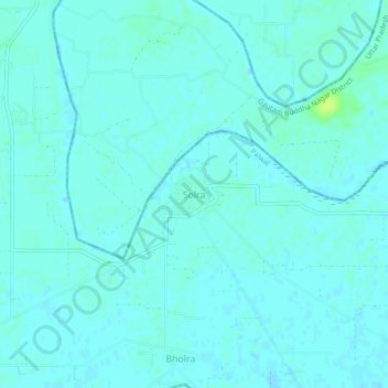 Solra topographic map, elevation, terrain