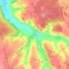 Berluvier topographic map, elevation, terrain
