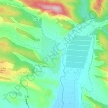 Ujarma topographic map, elevation, terrain