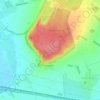 Haughmond Hill topographic map, elevation, terrain