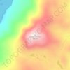 Black Mountain topographic map, elevation, terrain