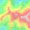 Dent du Pra topographic map, elevation, terrain