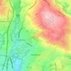 Side of the Moor topographic map, elevation, terrain