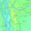Avanigadda topographic map, elevation, terrain