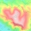 Mount Ebal topographic map, elevation, terrain