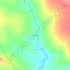 Cuvango topographic map, elevation, terrain
