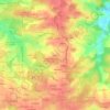 Pétrus topographic map, elevation, terrain