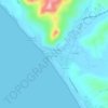 Zahara de los Atunes topographic map, elevation, terrain