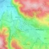Holnicote topographic map, elevation, terrain