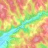 Pont de Montcabrier topographic map, elevation, terrain