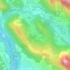 Ivoray topographic map, elevation, terrain