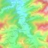 Janjheli topographic map, elevation, terrain