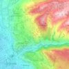 Mirador de San Miguel Alto topographic map, elevation, terrain